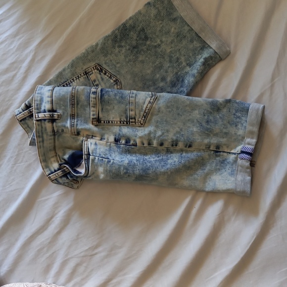Suko Acid Wash Jean Shorts 30 Waist - Picture 4 of 5